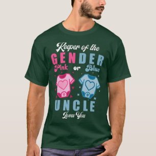 Camiseta Detentor Do Gênero Tio Gênero Revele Bebê Anno