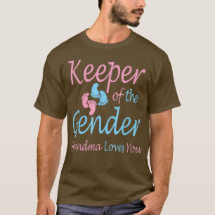 Camiseta Detentor do Partido Revelador da Vovó do Gênero 