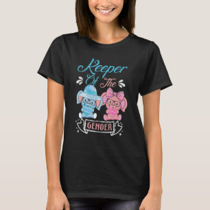 Camiseta Detentor dos Elefantes do Gênero em azul e rosa p