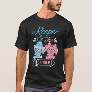 Camiseta Detentor dos Elefantes do Gênero em azul e rosa p