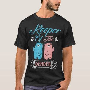 Camiseta Detentor dos Ursos de Gênero em festas azul e rosa