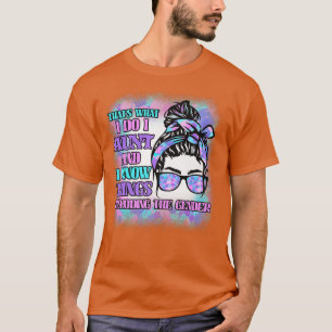 Camiseta Detentora do Gênero Revela Tia Messy Bun