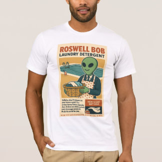 Camiseta Detergent Roswell Aliens da década de 50