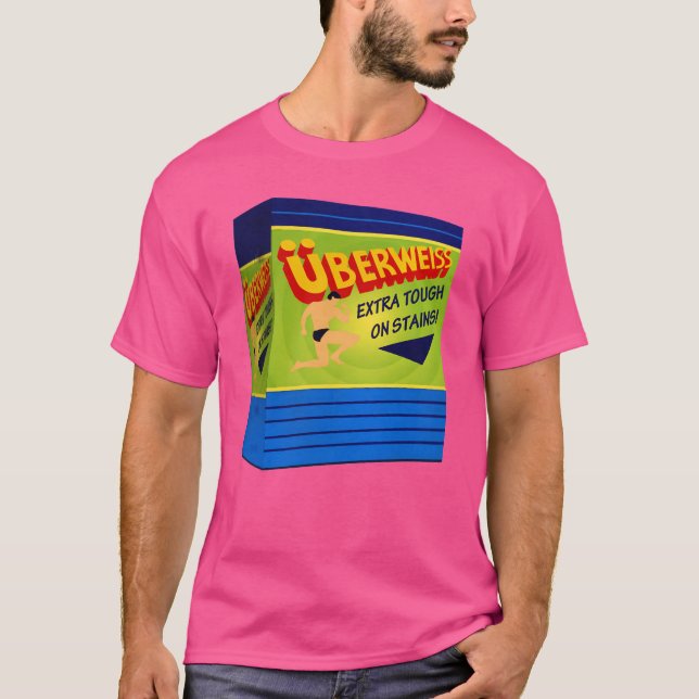Camiseta Detergente Uberweiss retrô (Frente)