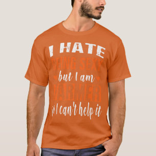 Camiseta Detesto ser Super Sey Farmer Funny Fazenda Land Wo