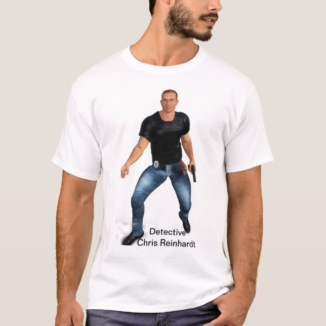 Camiseta Detetive Chris Reinhardt (Frente)