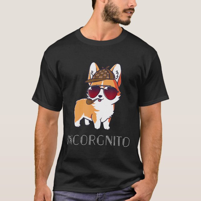 Camiseta Detetive Corgi Incógnito T (Frente)