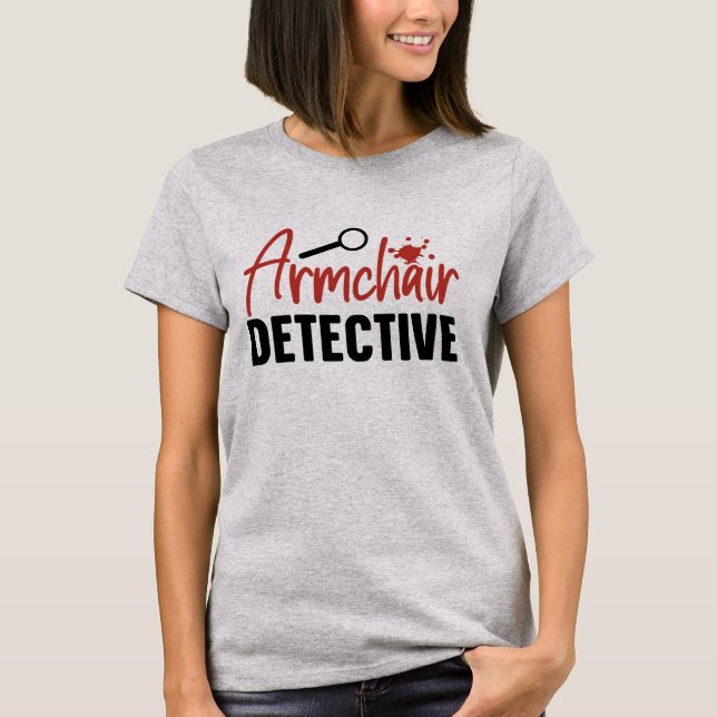 Camiseta Detetive da Armada do Crime Funny Feminina (Frente)