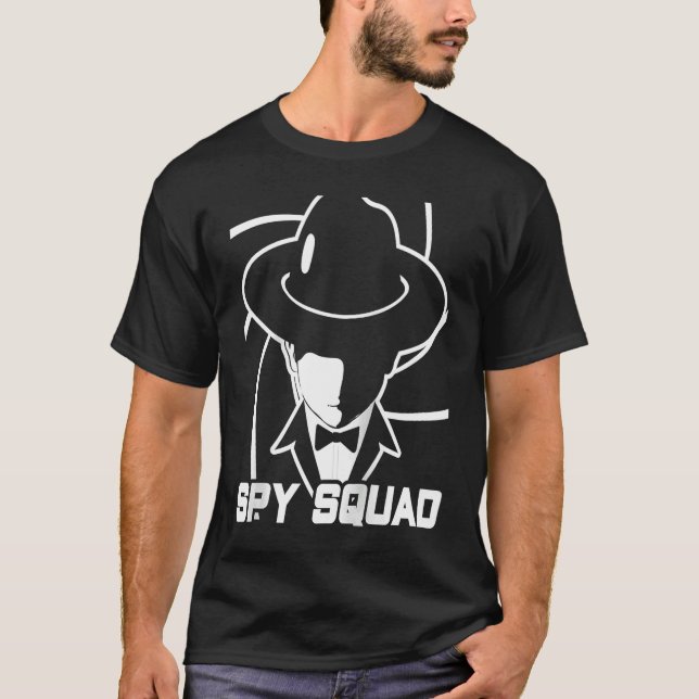 Camiseta Detetive Detetive Investiga do Spy Squad (Frente)