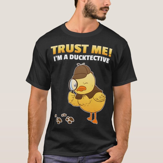 Camiseta Detetive Duck Sniffer Ducky (Frente)