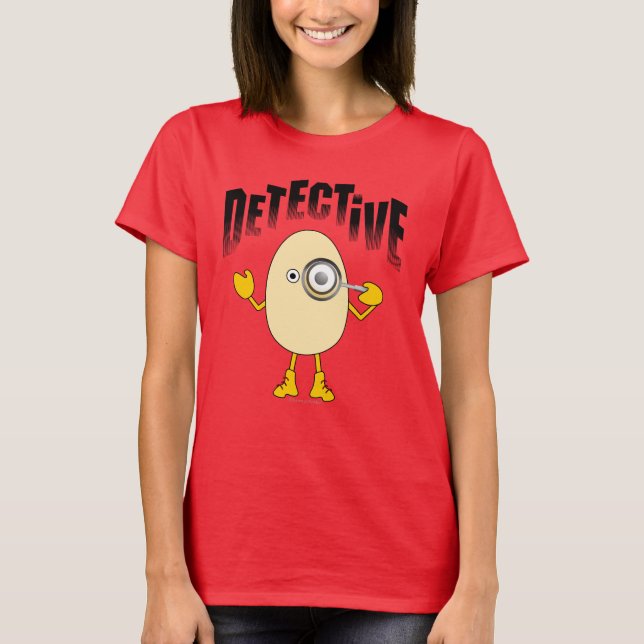 Camiseta Detetive Egghead Text (Frente)