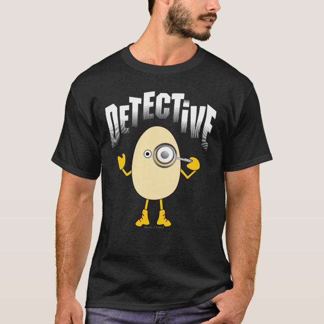 Camiseta Detetive Egghead Text (Frente)