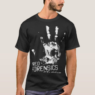 Camiseta Detetive forense de estudantes universitários cans