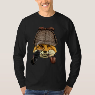 Camiseta Detetive Fox Espião Inspetor Investigador Privado