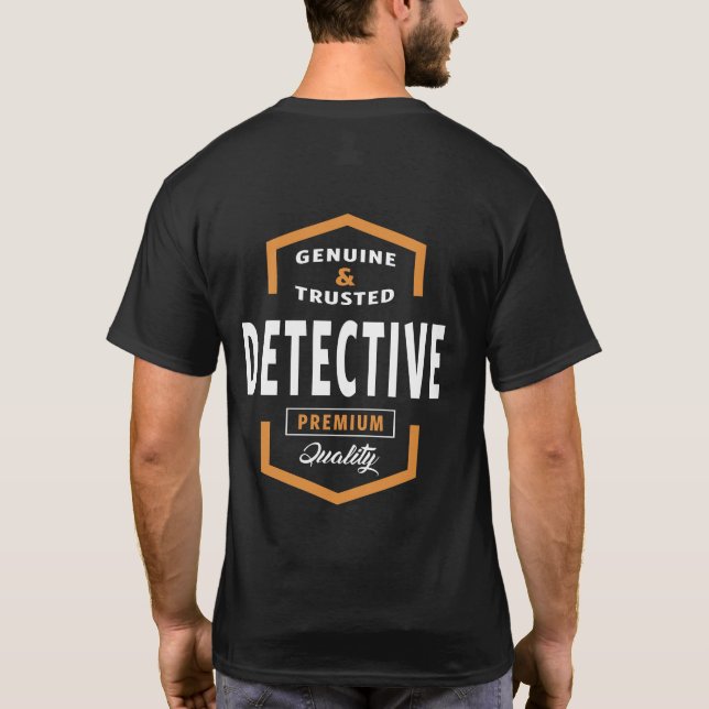 Camiseta Detetive Genuine Gifts (Verso)
