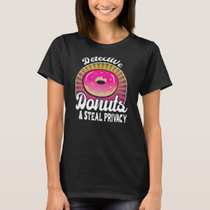 Camiseta Detetive para investigadores da cena do crime