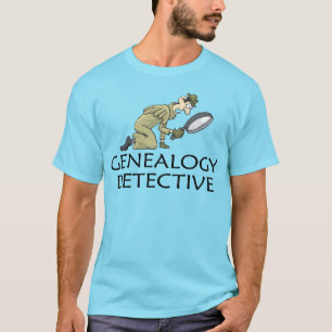 Camiseta Detetive privado da árvore genealógica