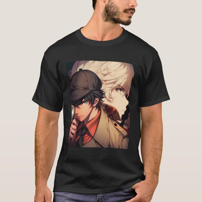 Camiseta Detetive Privado de Animação Crime Sleuth (Frente)