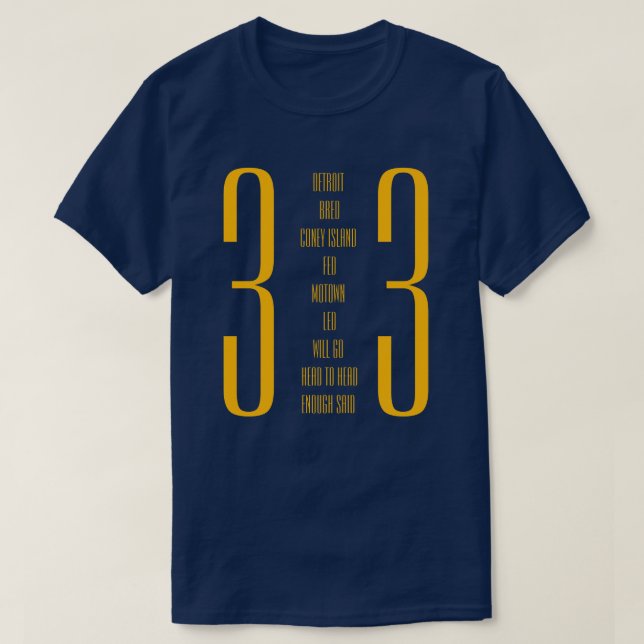 Camiseta Detroit 313 (Frente do Design)