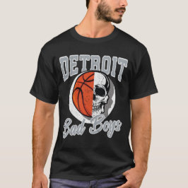 Camiseta Detroit Bad Boys Basball Skull USA