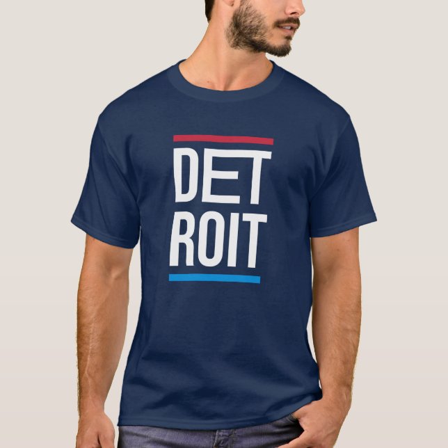 Camiseta Detroit city logo design (Frente)