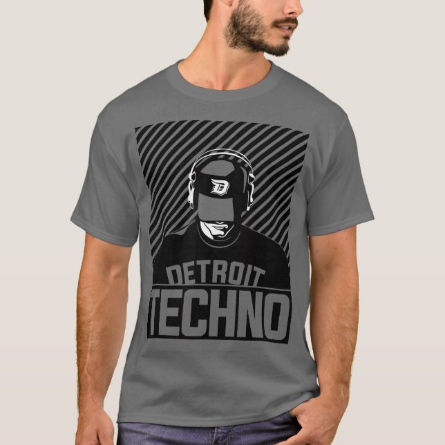 Camiseta Detroit City Style Roupa - Detroit Techno (Frente)