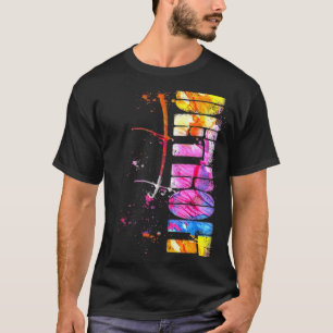 Camiseta Detroit Detroit de Aquarela, com Letra Detroit