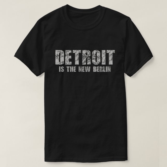 Camiseta Detroit é o Tshirt novo de Berlim (Frente do Design)