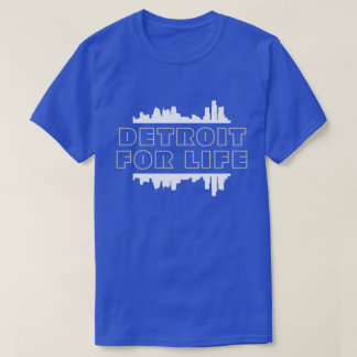 Camiseta Detroit for Life - Skyline de Futebol