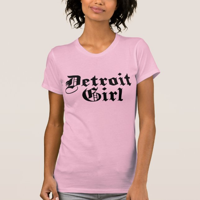 Camiseta Detroit Girl (Frente)