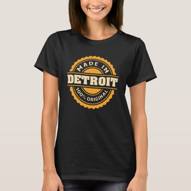 Camiseta Detroit Hometown (Frente)