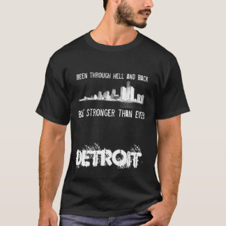 Camiseta Detroit - mais fortemente do que nunca - skyline