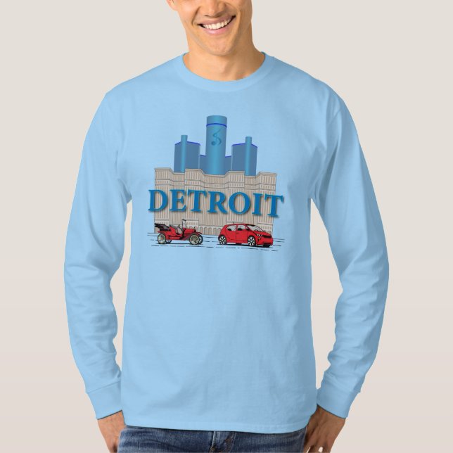 Camiseta Detroit Michigan Estados Unidos (Frente)