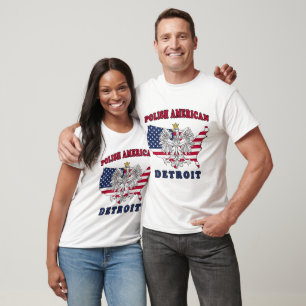 Camiseta Detroit Michigan Polska
