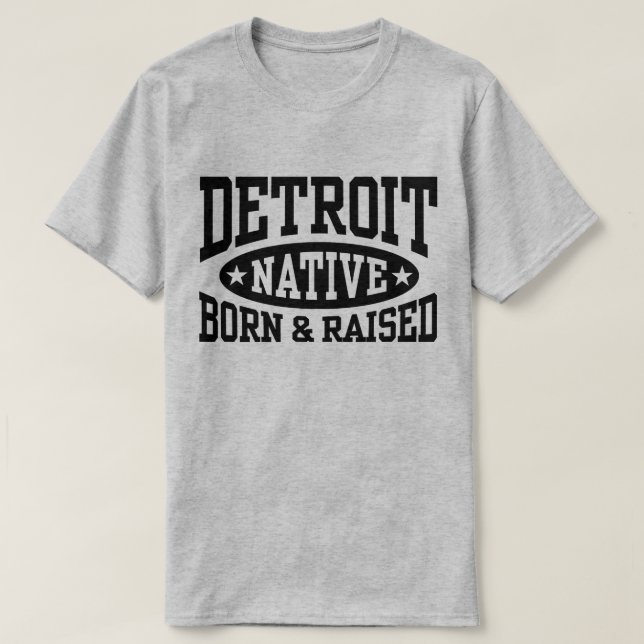 Camiseta Detroit Native Nascer e Levantado (Frente do Design)