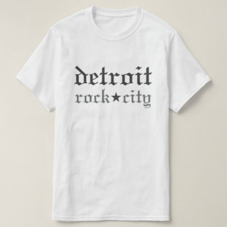 Camiseta Detroit Rock City Black and White