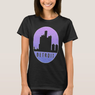 Camiseta Detroit Skyline 1
