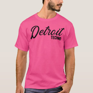 Camiseta Detroit Techno - Clássica Vintage Edm Rave Dj Gift