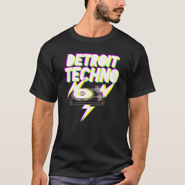 Camiseta Detroit Techno House Music Festival Favorito Edm D (Frente)