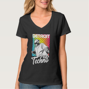 Camiseta Detroit Techno House Music Festival Player Edm Dj