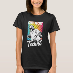 Camiseta Detroit Techno House Music Festival Player Edm Dj