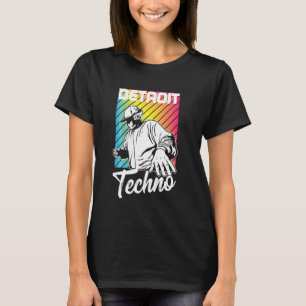 Camiseta Detroit Techno House Music Festival Player Edm Dj