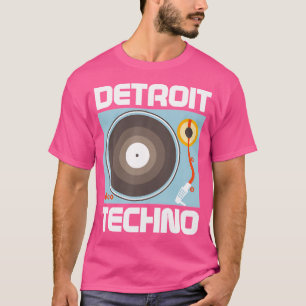 Camiseta Detroit Techno House Music Festival Record Edm Dj