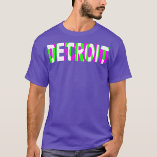 Camiseta DETROIT TECHNO Raver DJ Festa de Rave