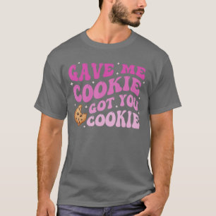 Camiseta Deu-me Biscoito Teve Você Biscoito menino