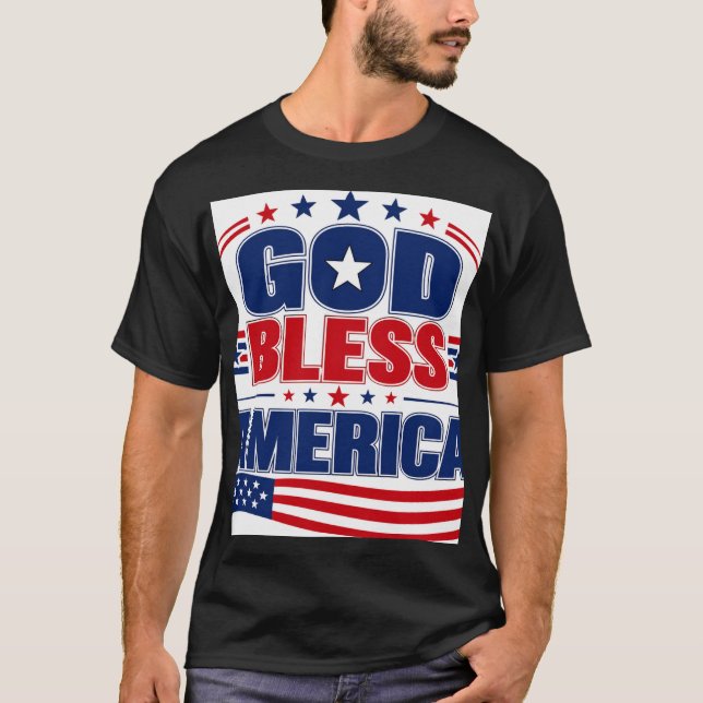 Camiseta Deus Abençoa a América (Frente)