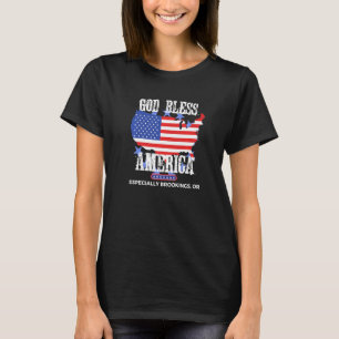 Camiseta Deus Abençoe a América Especialmente Brookings OR