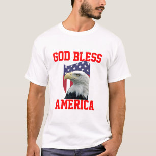 Camiseta Deus Abençoe a América Patriota
