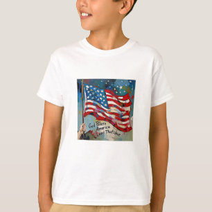 Camiseta Deus Abençoé a América Terra Que Eu Amo Arte Patri