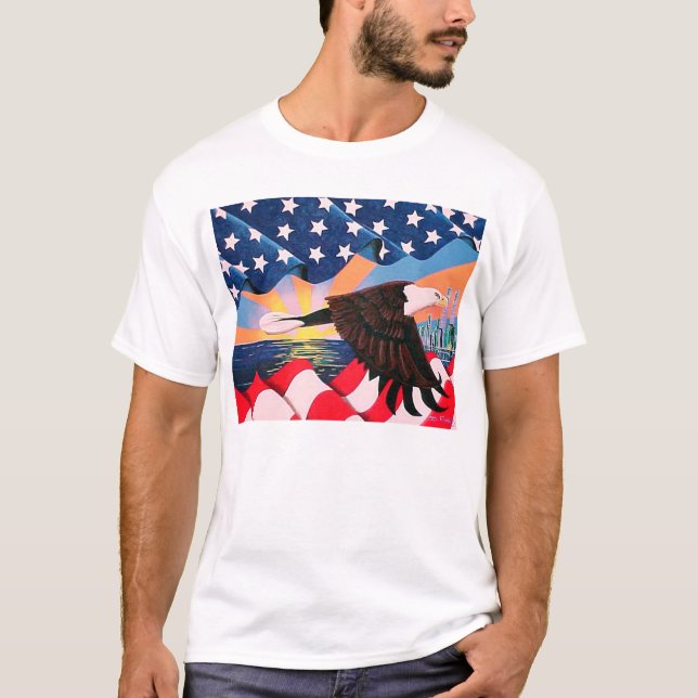 CAMISETA DEUS ABENÇOE AMÉRICA (Frente)